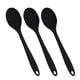 thumbnail image 1 of Houderco 3Ud Cucharas De Cocina De Silicona Negro Resistente Alta Temperatura Y Antiadherente Para Mezclar, 1 of 8