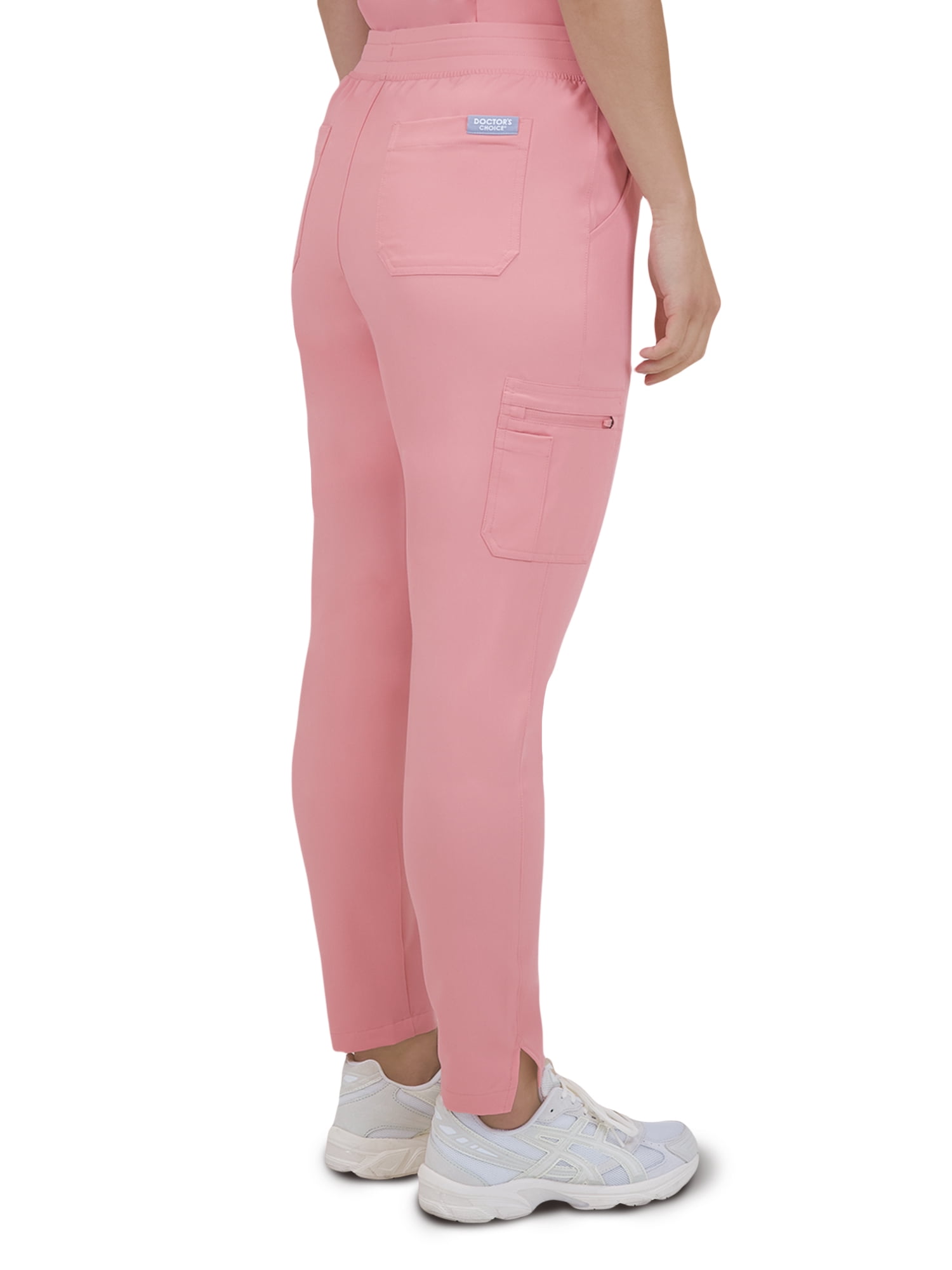 Doctor's Choice Elite -Rx Antimicrobial Fluid-Repel Women's Scrub Pant, Pink S - XXXL