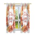 thumbnail image 7 of Yayeee Window Curtains Set of 2 for Living Room Light Filtering 63"x52", Leaves Pattern, 7 of 7