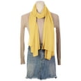 thumbnail image 2 of INSPIRAR CHIC Bufanda de Chiffon Sólido para Mujeres, Ligera, Suave, Transparente, Larga, Envoltura para la Cabeza, Chal, Bufandas, Amarillo Arylide, 68.9x29.5 pulgadas, 2 of 7