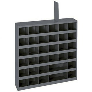 90 Parts Bin Shelving Storage Organizer With Locking Wheels For