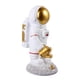 thumbnail image 3 of Miniature Astronaut Desktop Ornament Spaceman Statue Household Decor Children Silver 15.3X9cm Decorative 1Pack, 3 of 3