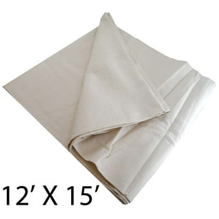 WHITEDUCK Klomo Canvas Drop Cloth - 4'x12' Super Absorbent 8 Oz