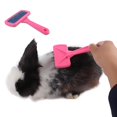 thumbnail image 1 of Peine de aguja portátil para mascotas, cepillo de limpieza, herramienta de aseo, suministros para baño de mascotas para conejo, conejillo de indias, 1 of 5