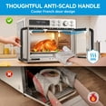 thumbnail image 3 of Midea Flexify - Fridora de aire para horno tostador de puerta francesa, 26.4 cuartos de galón, freidora de aire extragrande, combo 10 en 1, 25% más rápida de cocción y 90% menos de aceite, acero, 3 of 5