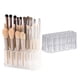 thumbnail image 4 of Estante de exhibición de acrílico con 26 orificios para brochas de maquillaje, lápiz labial, lápiz de cejas, estante de exhibición para ojos, estante de almacenamiento de belleza, 4 of 7