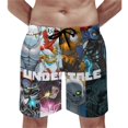 thumbnail image 5 of Undertale Mens Board Shorts Quick Dry Swim Trunk Lightweight Soft Swimsuit Bathing Suit for Boys S, 5 of 8