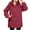 Red, variant on Oversized Puffer Jacket for Women Lightweight Warm Long Sleeve Down Coats with Hood Winter Solid Color Padded Coat (Black L)