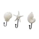 thumbnail image 2 of 3 ganchos decorativos de pared para abrigos, decoración del hogar, accesorios de cocina, perchero de pared de hierro, perchero para entrada o pasillo Blanco, 2 of 8