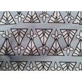 thumbnail image 4 of oneOone Cotton Cambric Fabric Floral & Triangle Block Printed Fabric 1 Yard 56 Inch Wide, 4 of 4