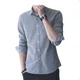 thumbnail image 1 of Camisas Slim Hombre Manga Larga Casual Caballeros, 1 of 7