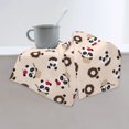 thumbnail image 6 of KLL Panda Ice Creams Donuts Ultra Absorbent & Soft Hand Towels for Bath, Hand, Face, Gym and Spa-27.5x16in, 6 of 7