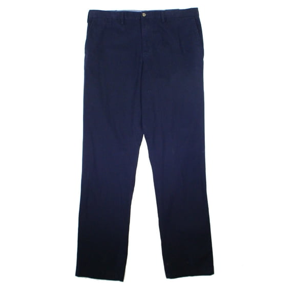 NEW Navy Blue Mens Size 44X36 Khakis Chinos Solid Pants