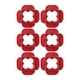thumbnail image 4 of Herramienta espaciadora de cubierta 4 en 1, multitamaño, ligera, profesional, fácil de usar, suministros Rojo 6 piezas, 4 of 8