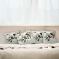 thumbnail image 5 of Ambesonne Monstera Throw Pillow Cover Pack of 4, Boho Minimalist Floral, 4 Pcs-26" x 26", Pale Sage Green Blush, 5 of 5