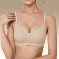 thumbnail image 2 of Brasieres de Mujer Tela de Mantequilla Bralette Cómodo sin Costuras para Push up, sin Relleno, sin Aros, Ligeramente Forrado, para Uso Diario Extra Grande, 2 of 9