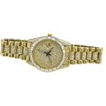 thumbnail image 3 of Blekon Unisex Adult Crystal Bling Watch - Iced-Out Oblong Design, Quartz Analog Timepiece, 3 of 5