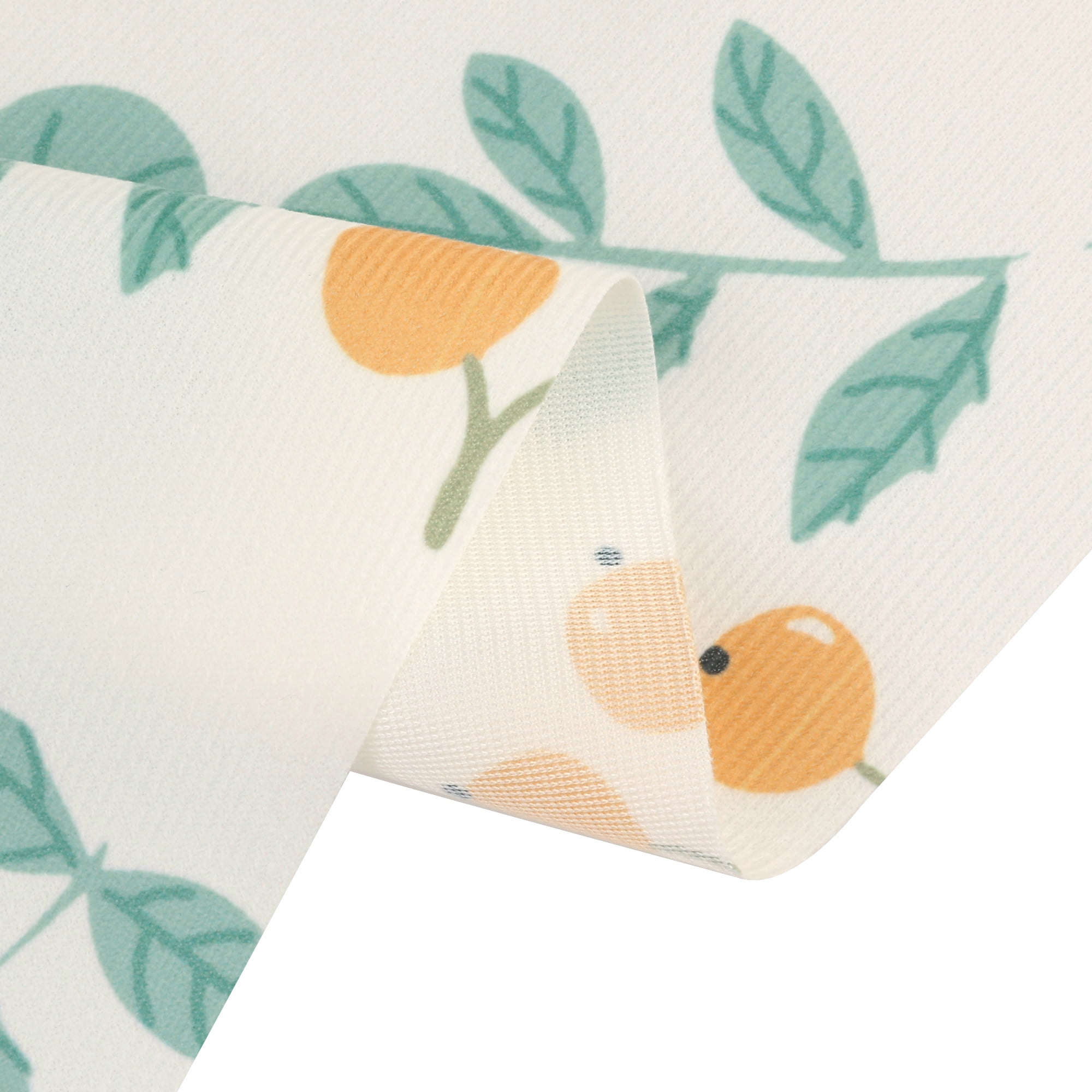 Unique Bargains Rectangle Polyester Waterproof Wrinkle Resistant Washable Soft Tablecloth Loquat 55x55 Inch
