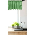 thumbnail image 3 of Ambesonne Green Window Valance, 60s Retro Vintage Dots, 54" X 12", Green and White, 3 of 3