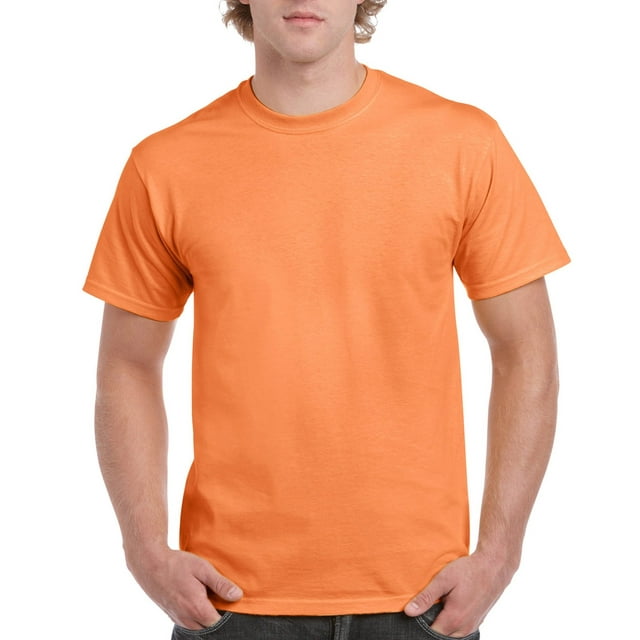 Gildan T-Shirt Ultra Cotton pour Hommes, TG, Tangerine