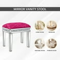 thumbnail image 5 of SHYFOY Modern Upholstered Vanity Stool Makeup Chair  Soft Padded Seat for Vanity Table, Bedroom or Bathroom, 5 of 7