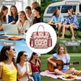 thumbnail image 7 of Red Dinosaur Silhouette Pattern Womens Lunch Box for Work,Insulated Large Lunch Bag for Tween and Teen,Loncheras Para Mujer,Leakproof Adult Lunch Bag for Work,Beach,Travel,Picnic,Camping, 7 of 7