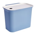 thumbnail image 1 of FOMIYES Papelera De Pared Azul Para Cocina Con Sellada Colgante Duradera De PP, 1 of 8