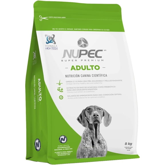 Croquetas para Perro Nupec Adulto Razas Grandes 8 Kg