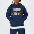 thumbnail image 5 of Ruyang Kids Boys Girls 3rd Grade Back to School Hoodie Preppy Hoodies First Day of School Pullover Sweatshirts Pockets, 5 of 7