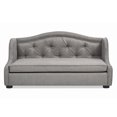thumbnail image 4 of Jennifer Taylor Home Robin 35" Tufted Wingback Pet Sofa Bed, Medium, Uptown Gray Stain Resistant High Performance Polyester, 4 of 11