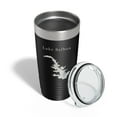 thumbnail image 4 of Lake Balboa Map Tumbler Travel Mug Insulated Laser Engraved Coffee Cup Hot Springs Village Arkansas 20 oz Black, 4 of 5
