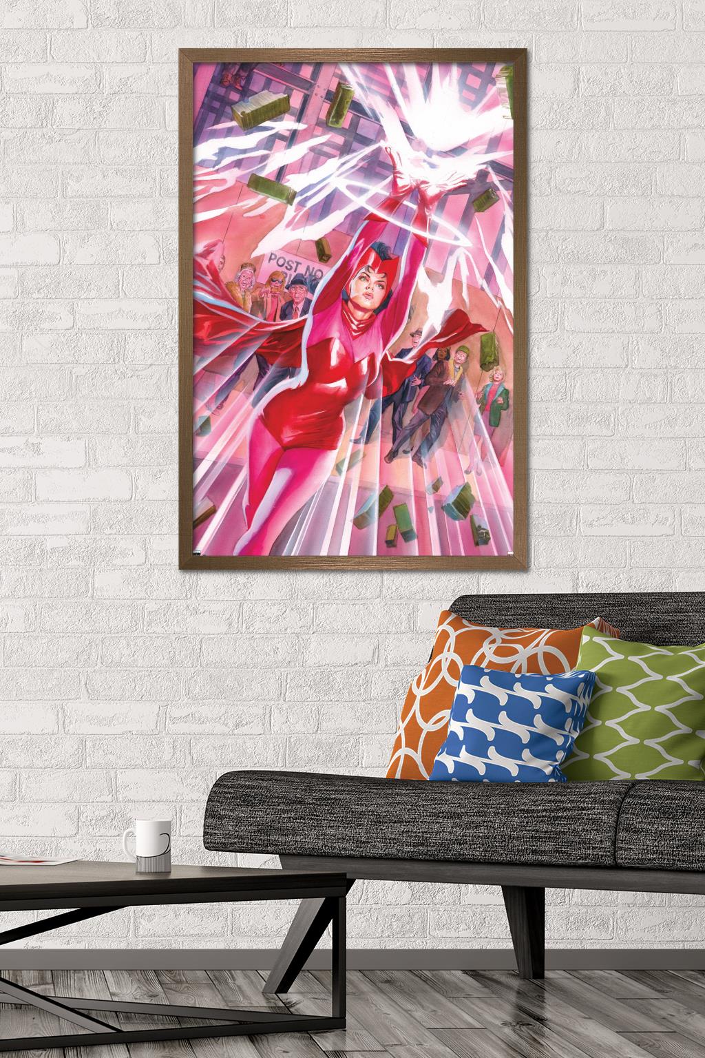 Marvel Comics - Scarlet Witch - Avengers #25 Wall Poster, 22.375" x 34", Framed