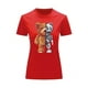 thumbnail image 1 of Playera Blusa De Oso Robot Ropa De Mujer Color Rojo Talla Grande Marca Emil SaEs, 1 of 4