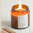 Wood Candle Wicks Naturally Smokeless Wooden Candle Wicks Candle Cores with Iron Stand for