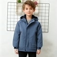 thumbnail image 6 of Cethrio Boys Winter Coats, Warm Zip up Windproof Long Sleeve Winter Jackets Blue Size 8, 6 of 6