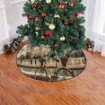 thumbnail image 2 of FMSHPON Retro Bike Xmas Christmas Tree Skirt Stand Mat for Holiday Party Decoration Indoor Outdoor 48 inches, 2 of 3