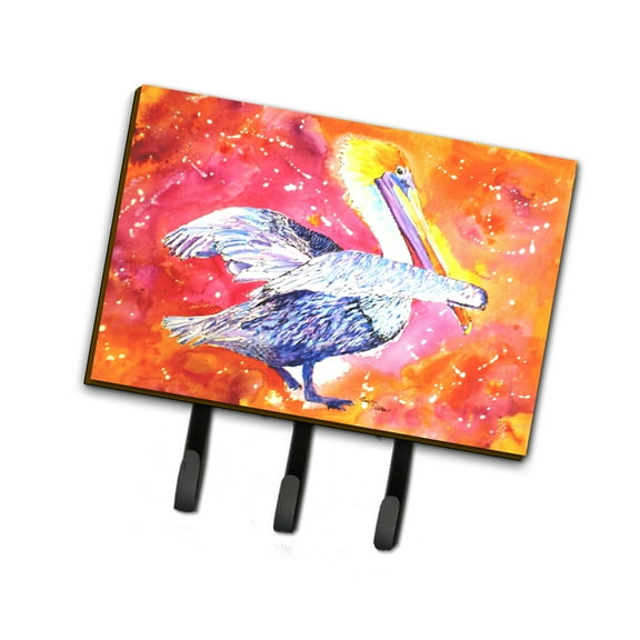 Carolines Treasures 8360TH68 Pelican Leash or Key Holder Triple Hook multicolor