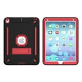 thumbnail image 3 of iPad Air 2 Case with Soft Screen Protector, Dteck Heavy Duty Shockproof Three Layer Plastic and Silicone Protective Cover with Kickstand For Apple iPad Air 2 (A1566/A1567), Black/Red, 3 of 6