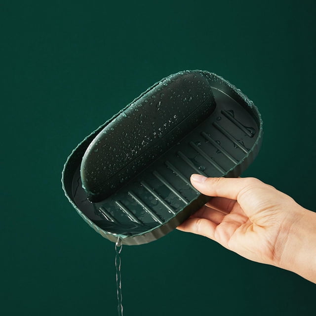 Soporte Organizador de encimera de cocina Baoblaze plástico resistente al calor verde