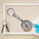 thumbnail image 4 of Compass Keychains, 2PCS Vintage Keyring Pendant Zinc Alloy Pocket Compass Keychains for Outdoor Navi, 4 of 4