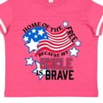 thumbnail image 4 of Inktastic Home of the Free Because My Uncle is Brave Boys or Girls Toddler T-Shirt, 4 of 5
