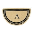 thumbnail image 2 of first impression finlay simi-circle monogrammed coir door mat, 2 of 11