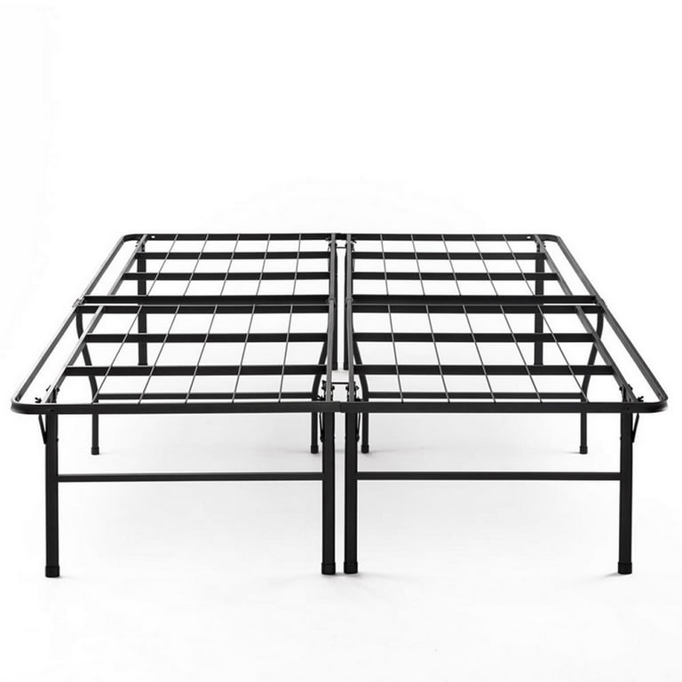 High rise platform 2024 bed frame queen