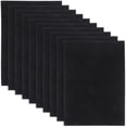 thumbnail image 2 of 10 hojas de papel Kraft en blanco hojas de fieltro autoadhesivas multipropósito para hacer arte y manualidades (negro), 2 of 5