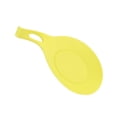 thumbnail image 2 of Silicone Soup Spoon Mat Heat Insulation Insulation Scoop Pad Silicone Scoop Pad Waterproof Non-slip Kitchen Tableware Cushion, Yellow, 2 of 8