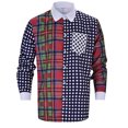 thumbnail image 1 of Camisas Vaqueras Para Hombre Manga Larga Para el hombre Bekam Man 3d Drucker Mode Freizeit Holz Bluse (Red, 3XL), 1 of 7