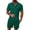 #03 Green 【Mix & Match: Stock Up on Your Favorite Colors】, variant on Men's Short Sleeve Button Down Shirt Polyester Casual Lapel Suit Turndown Collar Lace-Up Blouson Waist Slim Fit Business Daily | Zenithor,Coffee XL