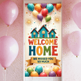 thumbnail image 5 of Decorative Design Welcome Home Balloon Backdrop Colorful Theme Family Reunion Banner for Homecoming Celebration Party Event, 5 of 8