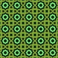 thumbnail image 1 of Ahgly Company Tapis d'Intérieur Lavable en Machine Carré Vert Transitionnel, 6 Pieds Carré, 1 of 7