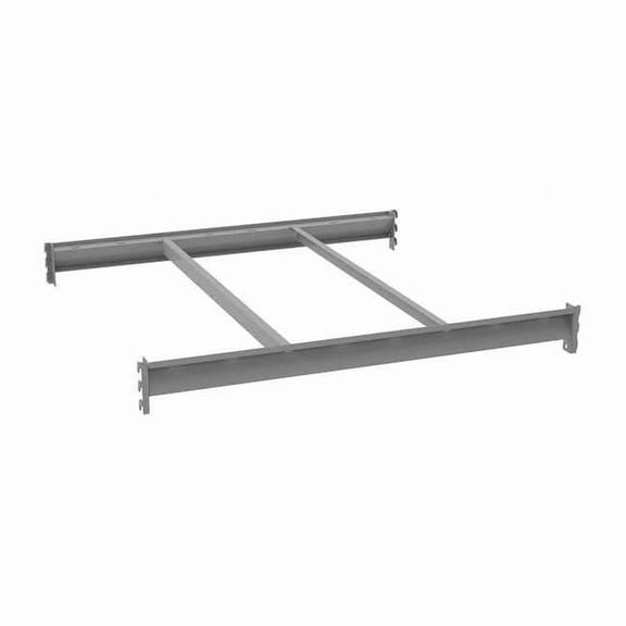 Tennsco Shelf, 48 in D, 48 in W, Industrial Gray BPB-48-48